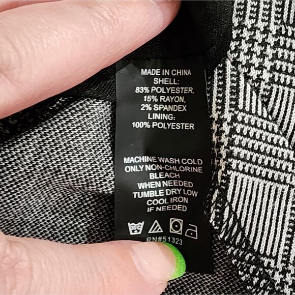 Vince Camuto Academia grey peplum blouse size medium - Picture 5 of 7